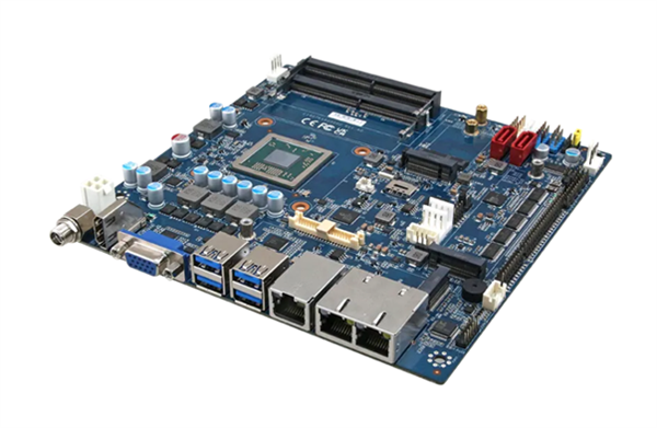 超薄的兆芯KX-6000G ITX迷你小板发布：四核3.3GHz、高性能GPU三屏输出