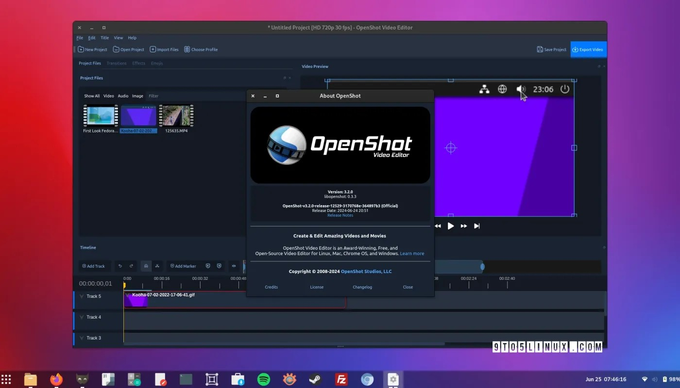 OpenShot 3.2 视频编辑器带来删除间隙功能和新主题等新功能