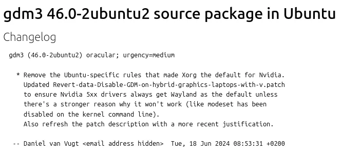 Ubuntu 24.10 现在默认在英伟达上使用 Wayland