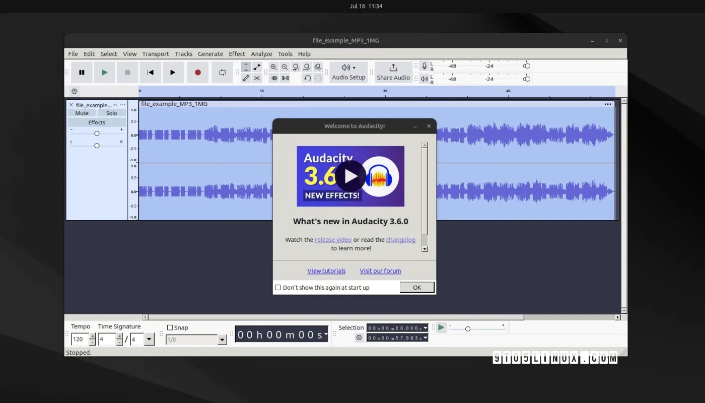 Audacity 3.6 开源音频编辑器发布，支持主特效和 FFmpeg 7