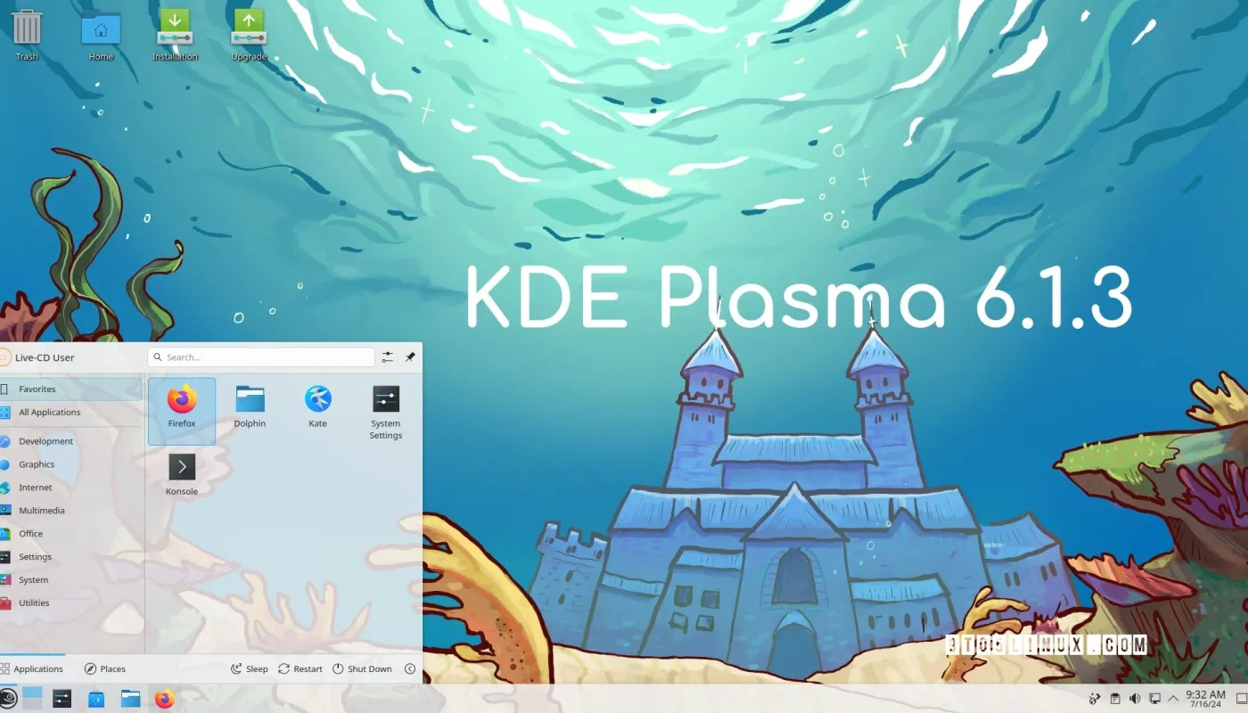 KDE Plasma 6.1.3 改进了发现中的 Flatpak 支持，修复了更多错误