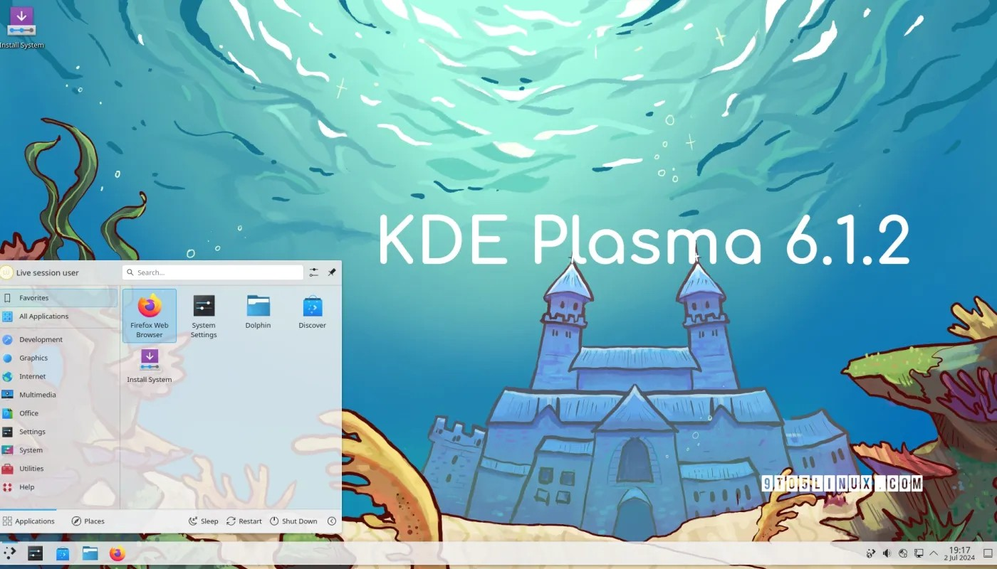 KDE Plasma 6.1.2 发布，改进了概览效果并修复了更多问题