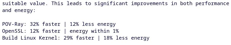 Tiny Linux 补丁速度提高 32%，为 Intel Xeon Emerald Rapids 节省高达 18% 的能耗