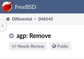 FreeBSD 15 可能会放弃旧显卡的 AGP 驱动程序