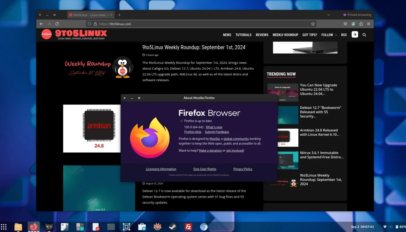 Mozilla Firefox 130 现已可供下载，以下是新功能