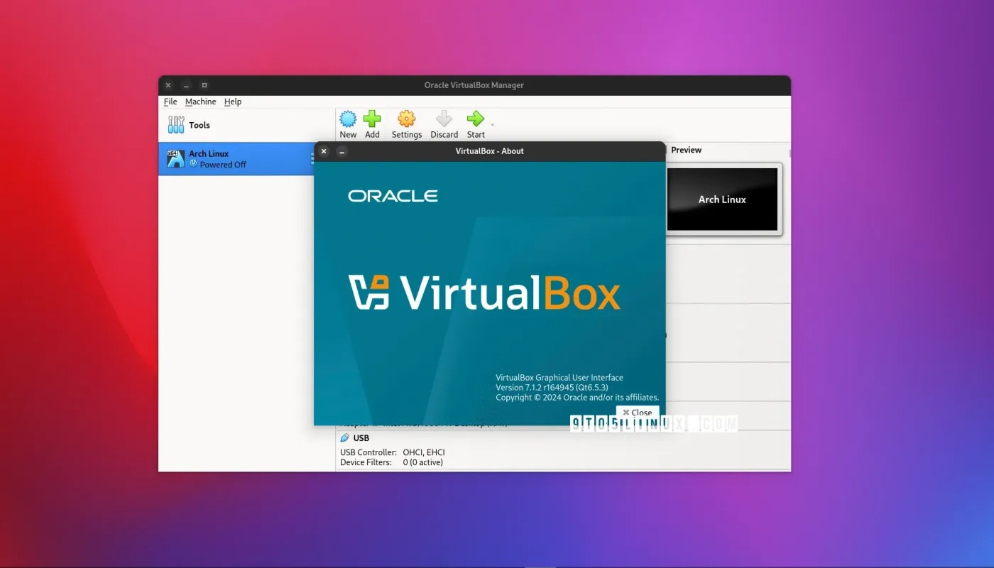 VirtualBox 7.1.2 发布，为在 ARM 上运行的虚拟机提供 3D 加速支持