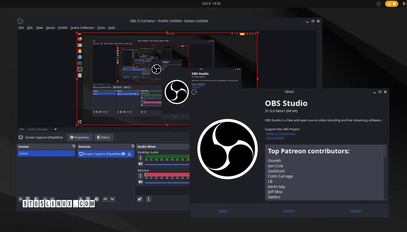 OBS Studio 31.0 承诺使用 NVIDIA 模糊滤镜/背景模糊，重构 NVENC