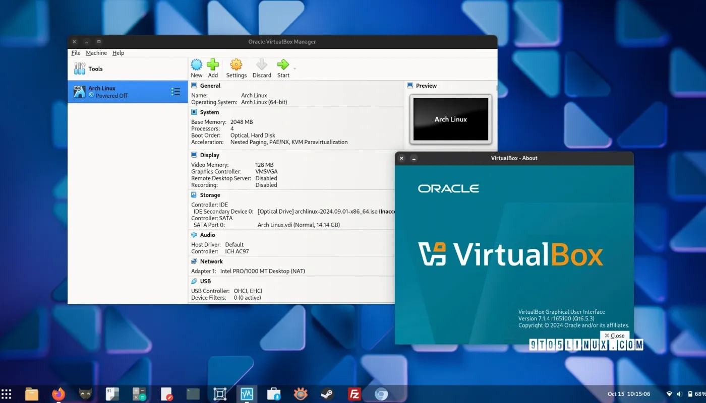 VirtualBox 7.1.4 增加了对 Linux 内核 6.12 和其他 Linux 更改的初始支持