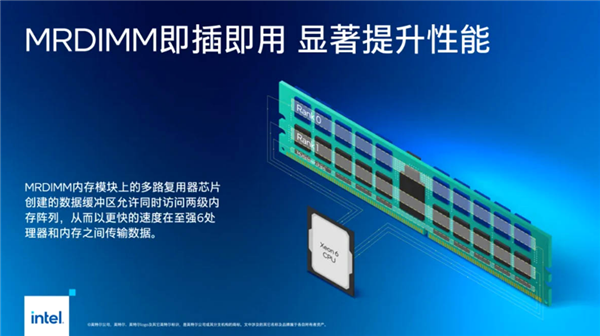 8800MT/s！Intel推出全新MRDIMM高速内存