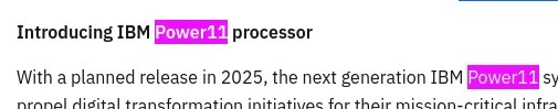 IBM Power11 CPU 将于 2025 年推出 - Linux 6.13 为 Power11 准备 KVM 嵌套客户机