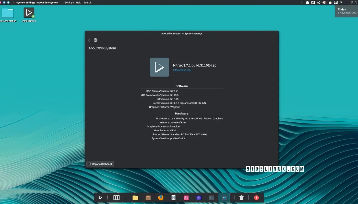 Immutable Distro Nitrux 3.7.1 与 Linux 内核 6.11、NVIDIA 565 等一起发布