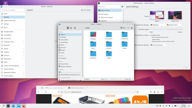 KDE Plasma 6.3 Beta 2 改进了 systemd-homed 支持