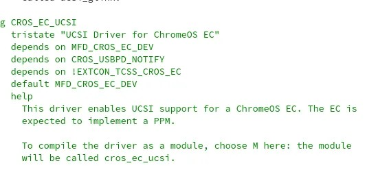 ChromeOS UCSI 驱动程序在 Linux 6.14 周期之前排队