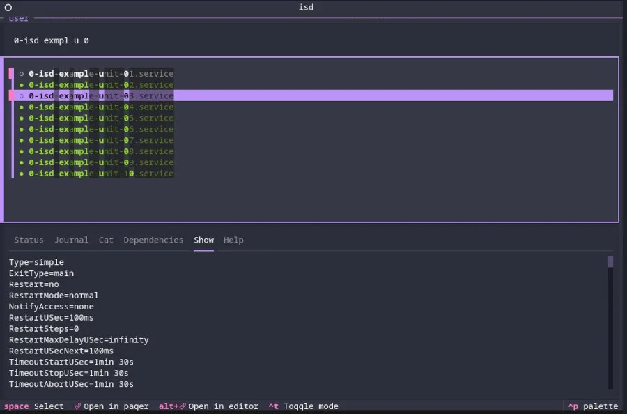 ISD：systemd 管理的新交互式方式