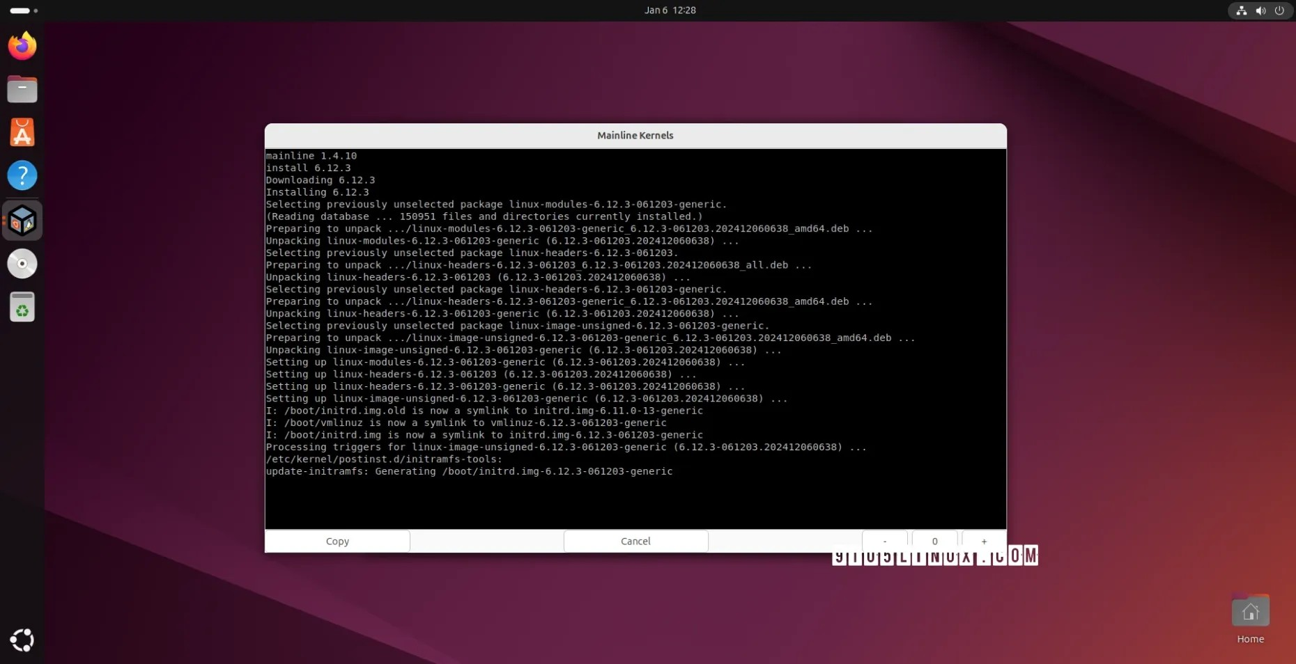 如何在 Ubuntu 24.10  和 Ubuntu 24.04  LTS上安装 Linux Kernel  6.12 LTS