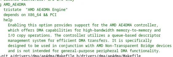 AMD AE4DMA 驱动程序合并为 Linux 6.14