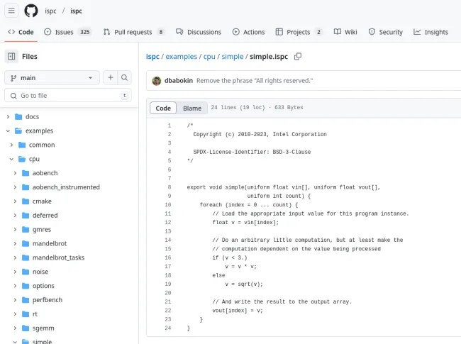 Intel ISPC 1.26 编译器提供改进的 ARM 支持