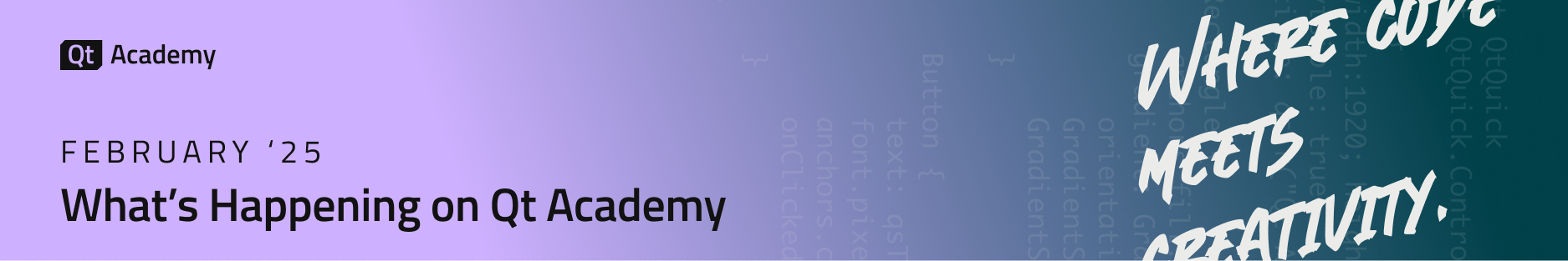 Qt Academy 上发生的事情 - 2 月 '25 日