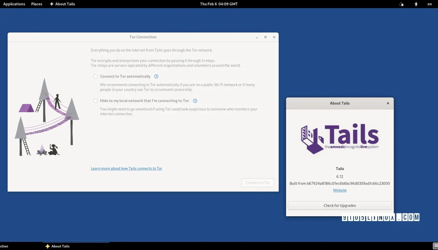 Tails 6.12 匿名操作系统修复了 Tor Circuits和持久存储的安全问题
