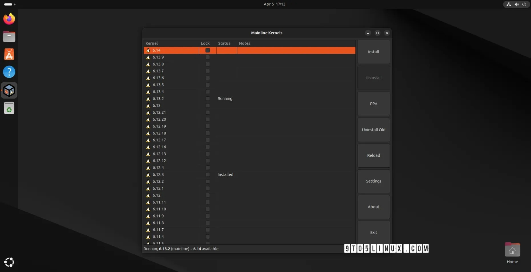 您现在可以在 Ubuntu 6.14 上安装 Linux 内核 24.10，方法如下